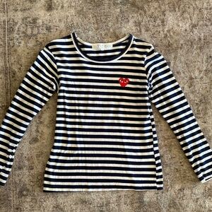 comme des garcons play shirt